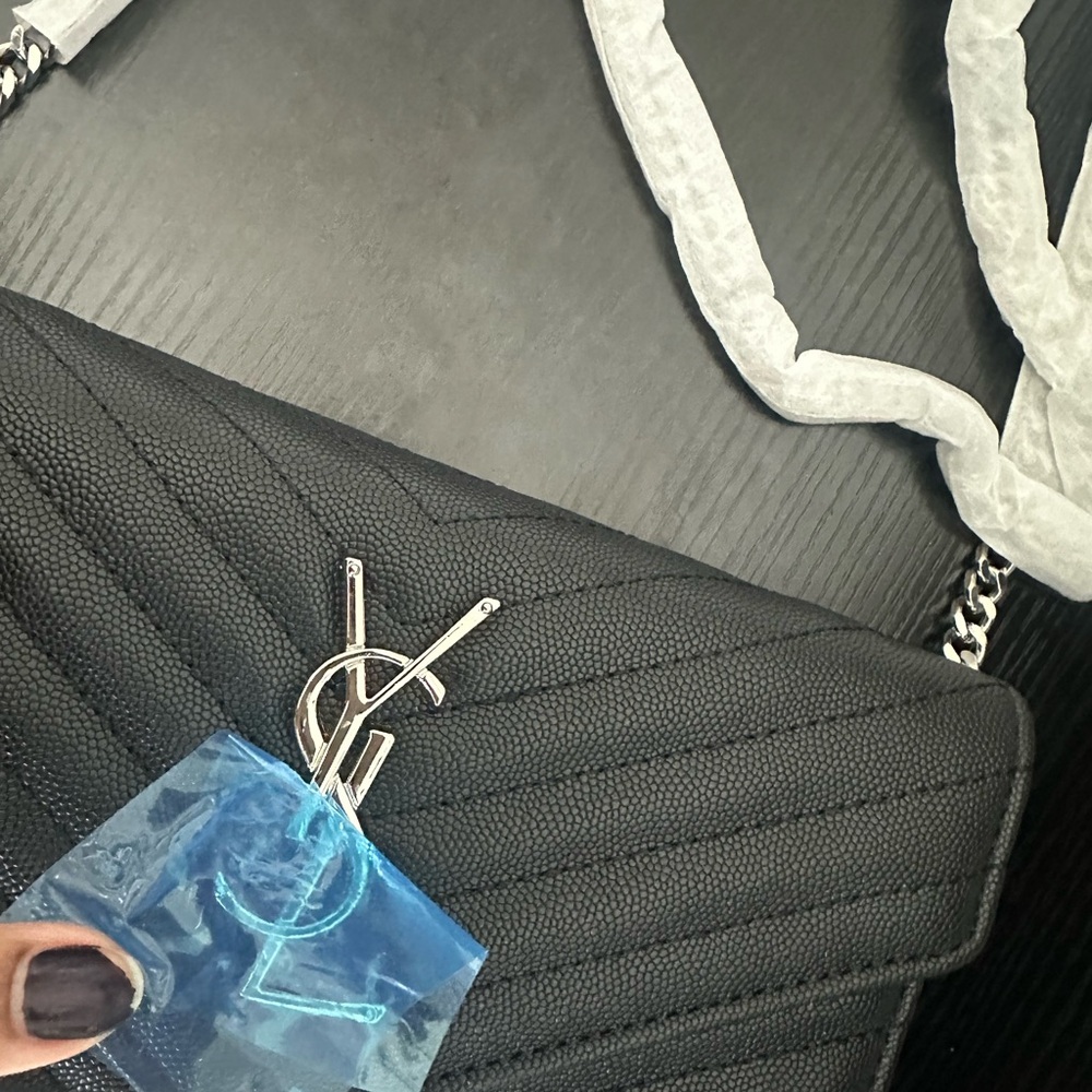 Black Quilted Women's YSL Bag